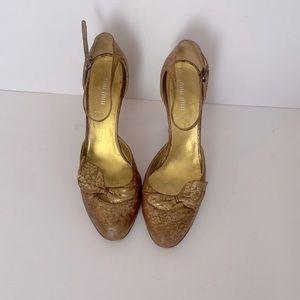 Miu Miu Gold Heels